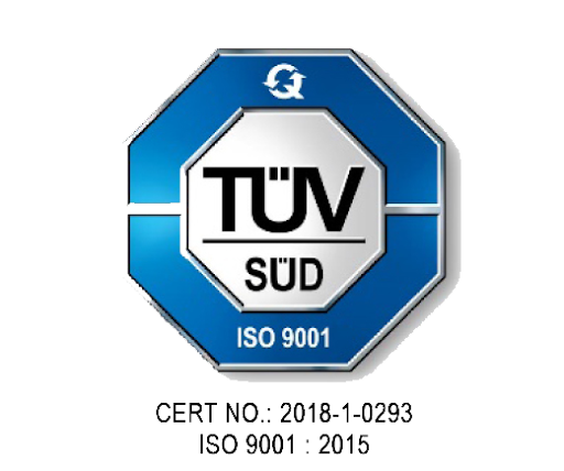ISO 9001:2015 CERT NO: 2018-1-0293